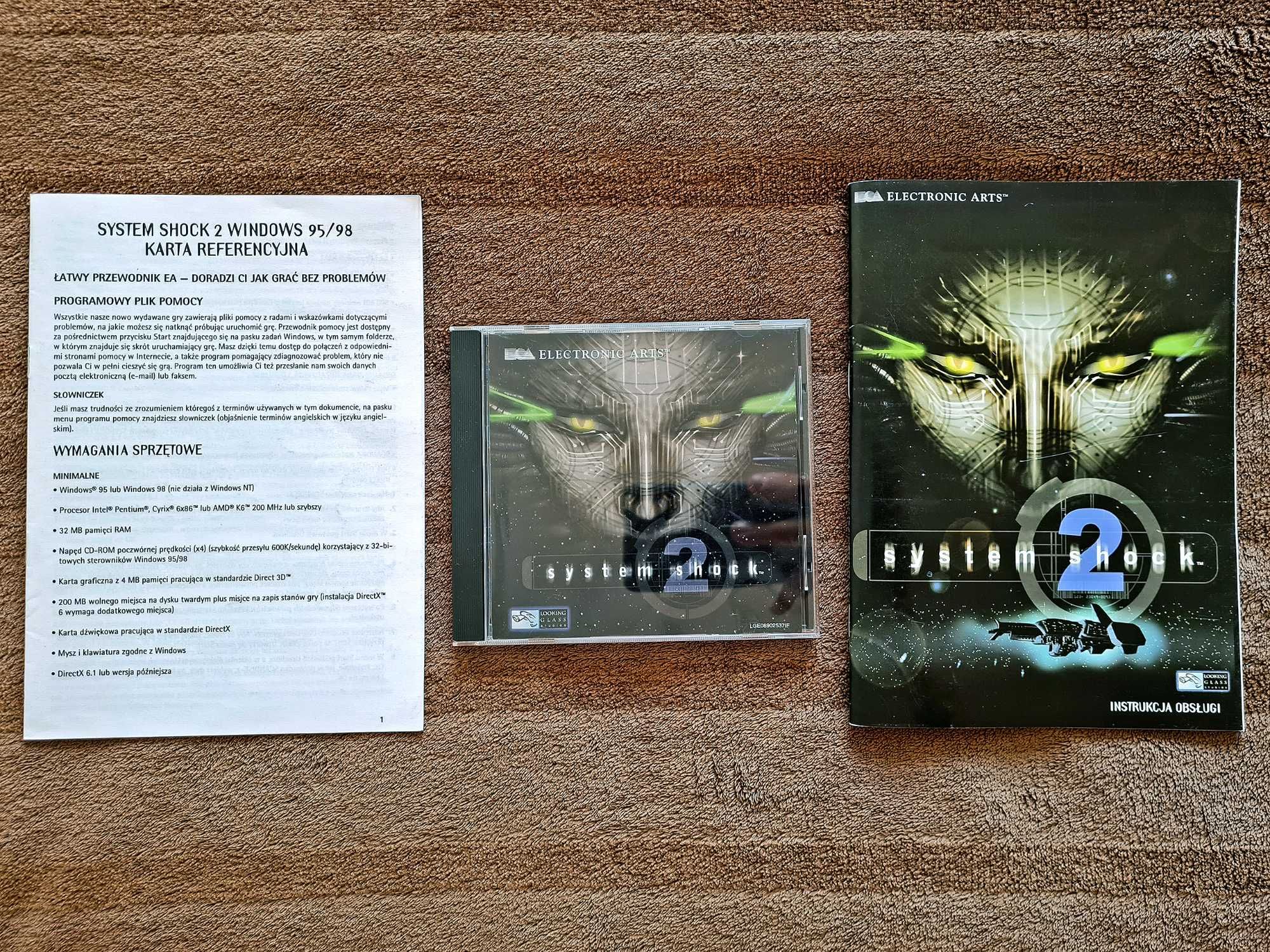 SYSTEM SHOCK 2 II - 1999 - PC CD - Big Box - Wydanie Polskie PL
