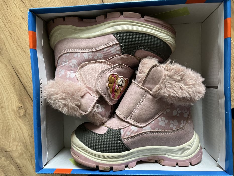Buty zimowe dla dziewczynki 23