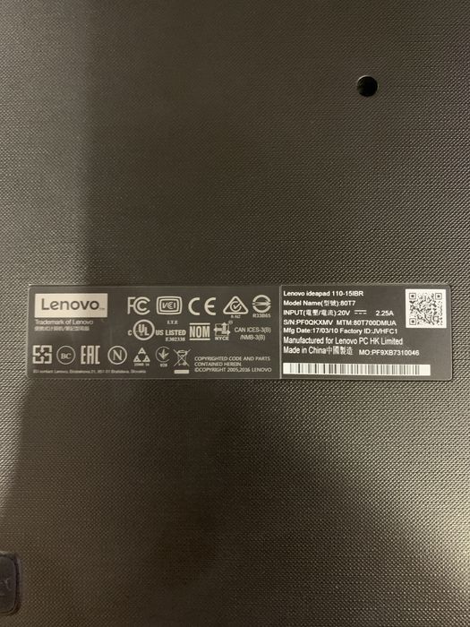 Ноутбук Lenovo 110-15IBR