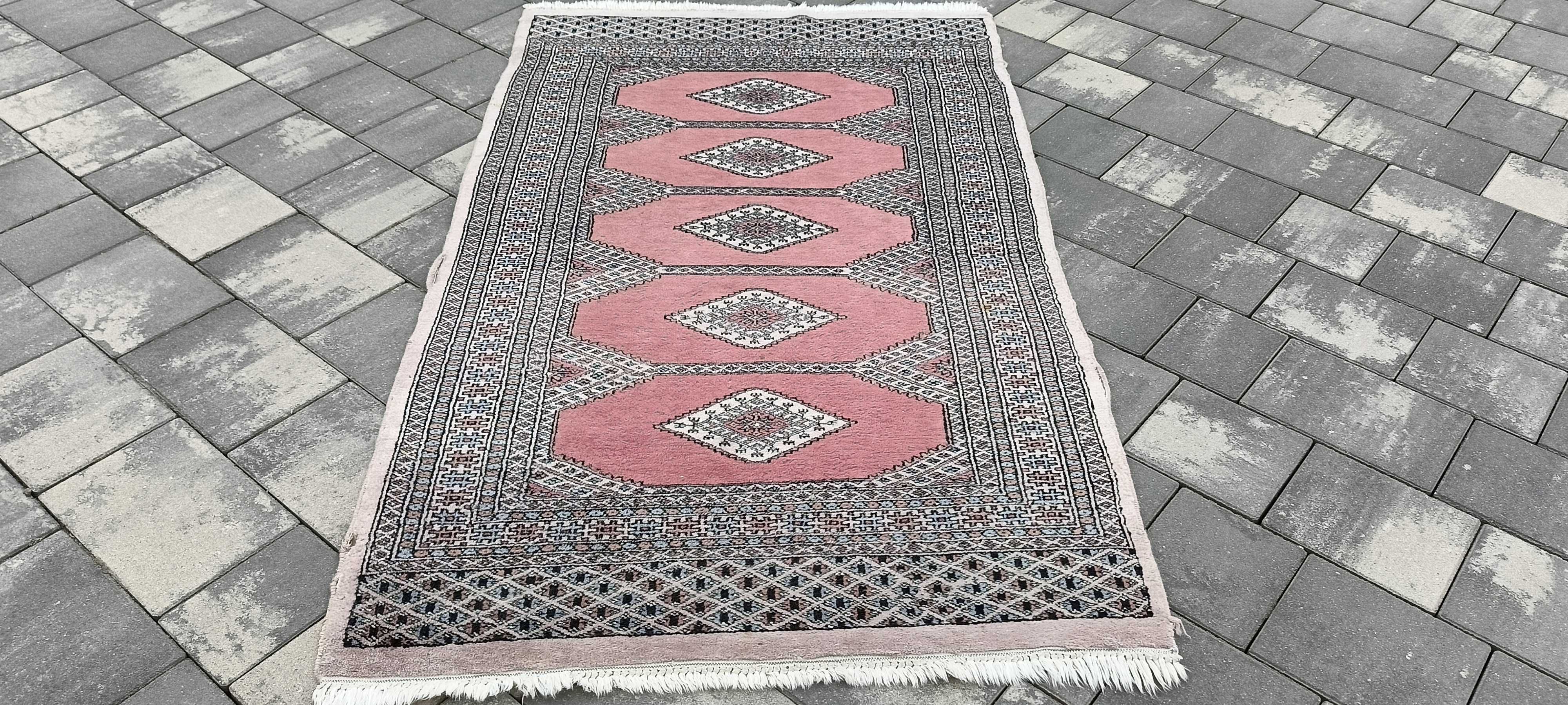 Buchara dywan wełniany tkany ręcznie 167 x 95 cm wełna perski