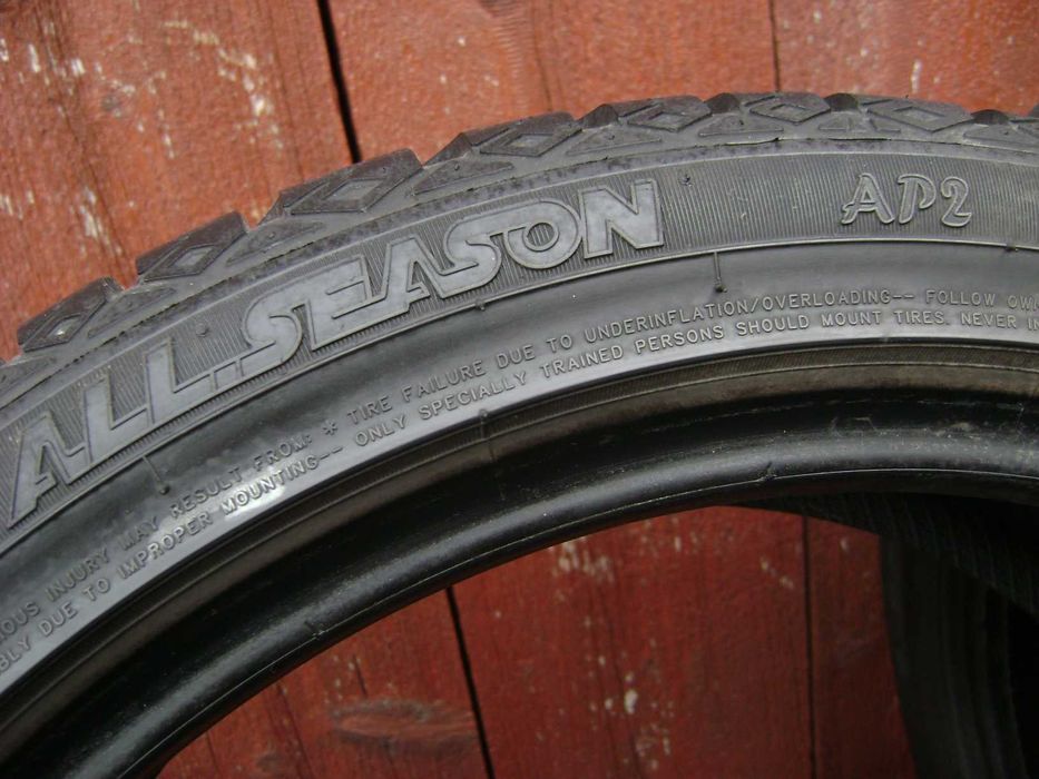 Opony Wielosezonowe-17-parami -duży bieżnik na oponach-7,5mm