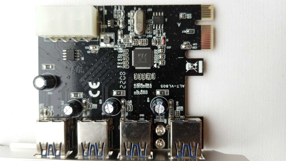 4 порта USB 3.0 5.0 GBps PCI-E плата расширения для ПК (USB3.0-4-PCIE)