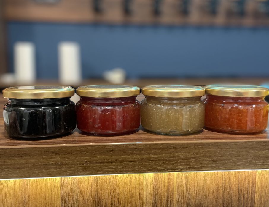 ДУЖЕ СМАЧНА!!! 250г. Ікра щуки, Ікра Лососева, Ікра Форелева