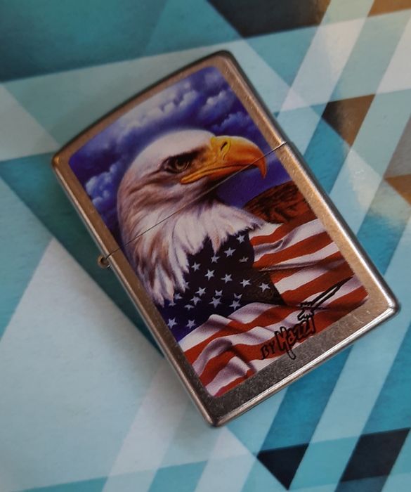 Зажигалка zippo с принтом,  запальничка zippo