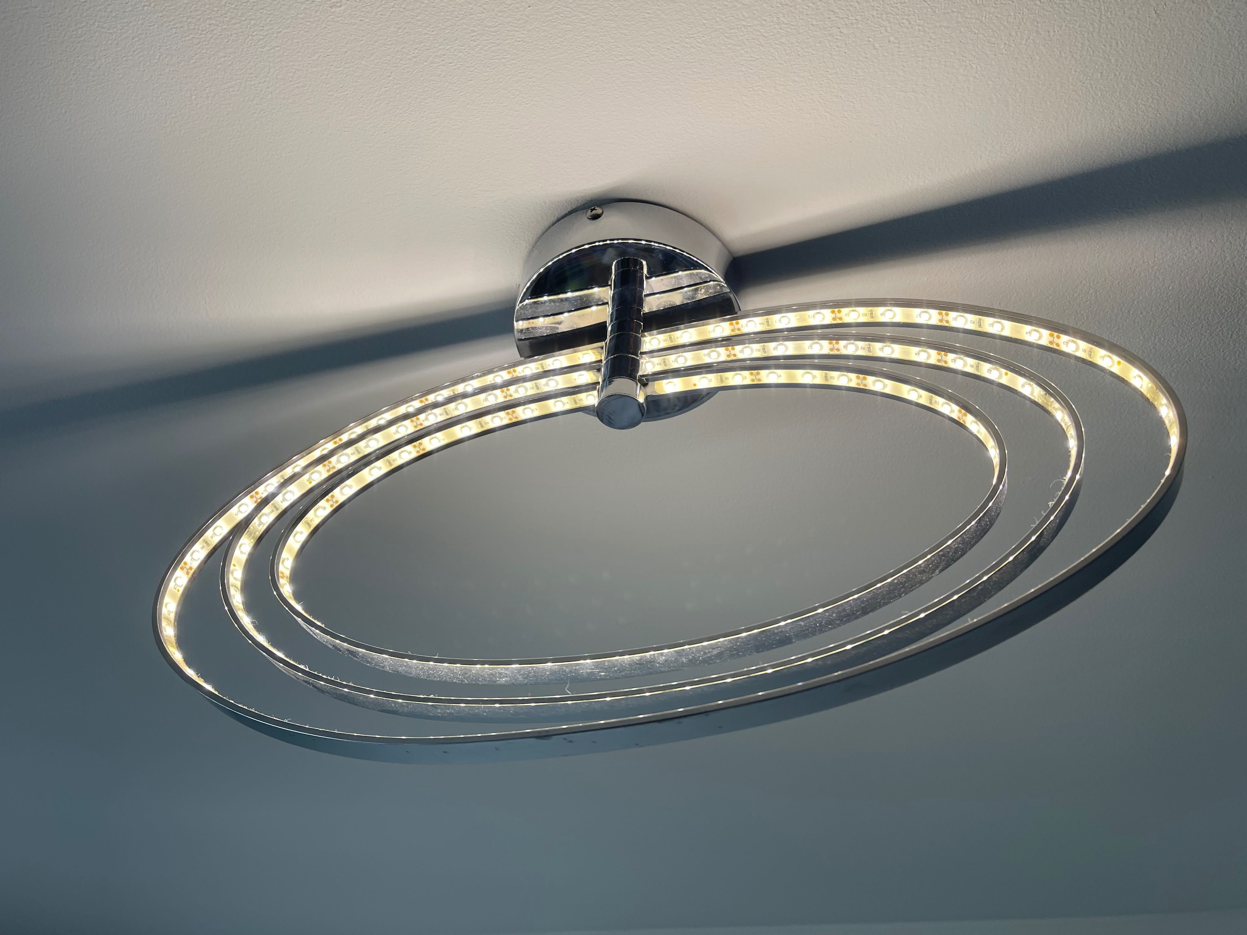 Lampa sufitowa LED 13W chrom Trio Prater