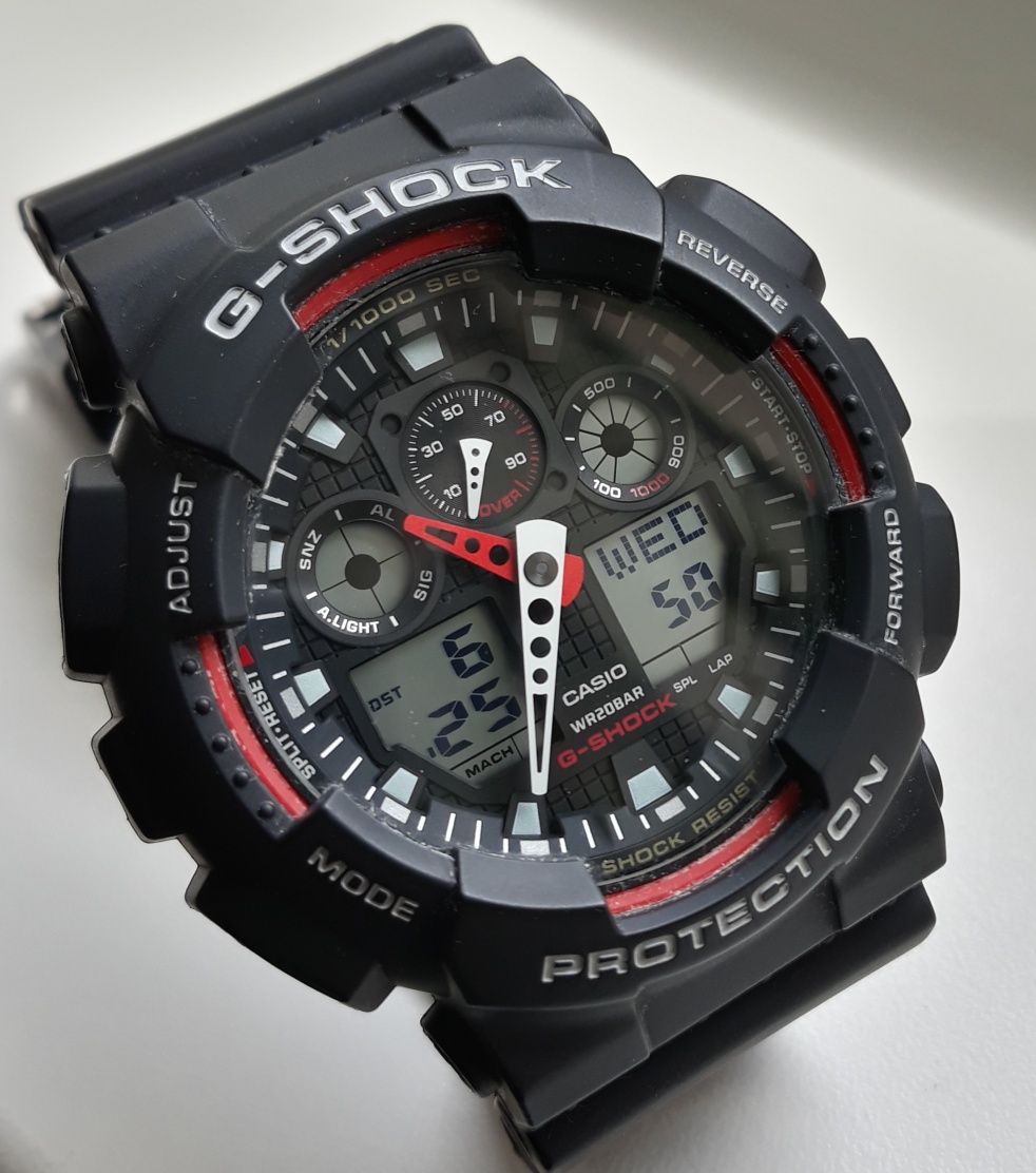 Zegarek męski CASIO G-SHOCK GA-100-1A4ER moduł 5081