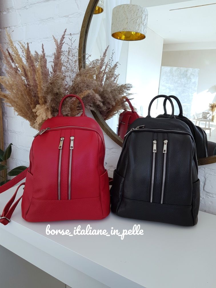 Жіночий італійський рюкзак BORSE ITALIANE IN PELLE