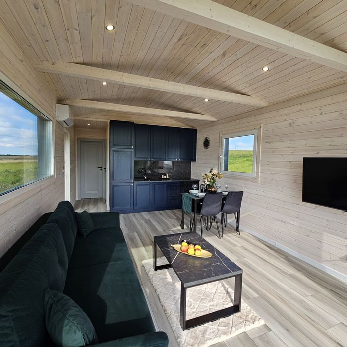 Domek dom Stodoła Wyposażony 44m² nowy  mobilny na kołach holenderski