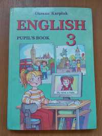 English 3. Pupil's book. Англійська мова для 3 класу.