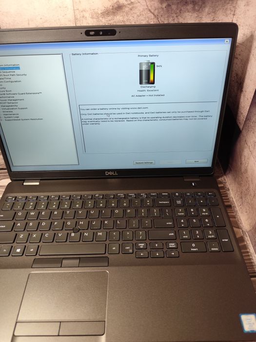 .Dell 5501 15.6 FHD IPS I5 9400H 16 ram 512 NVme Excellent Bat ноутбук