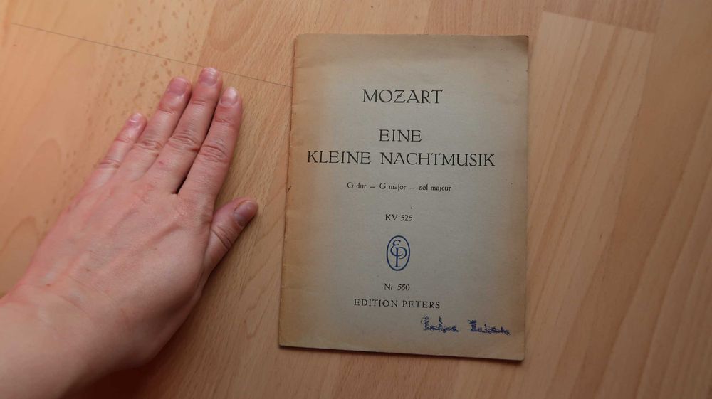 Mozart Eine kleine Nachtmusik Partytura