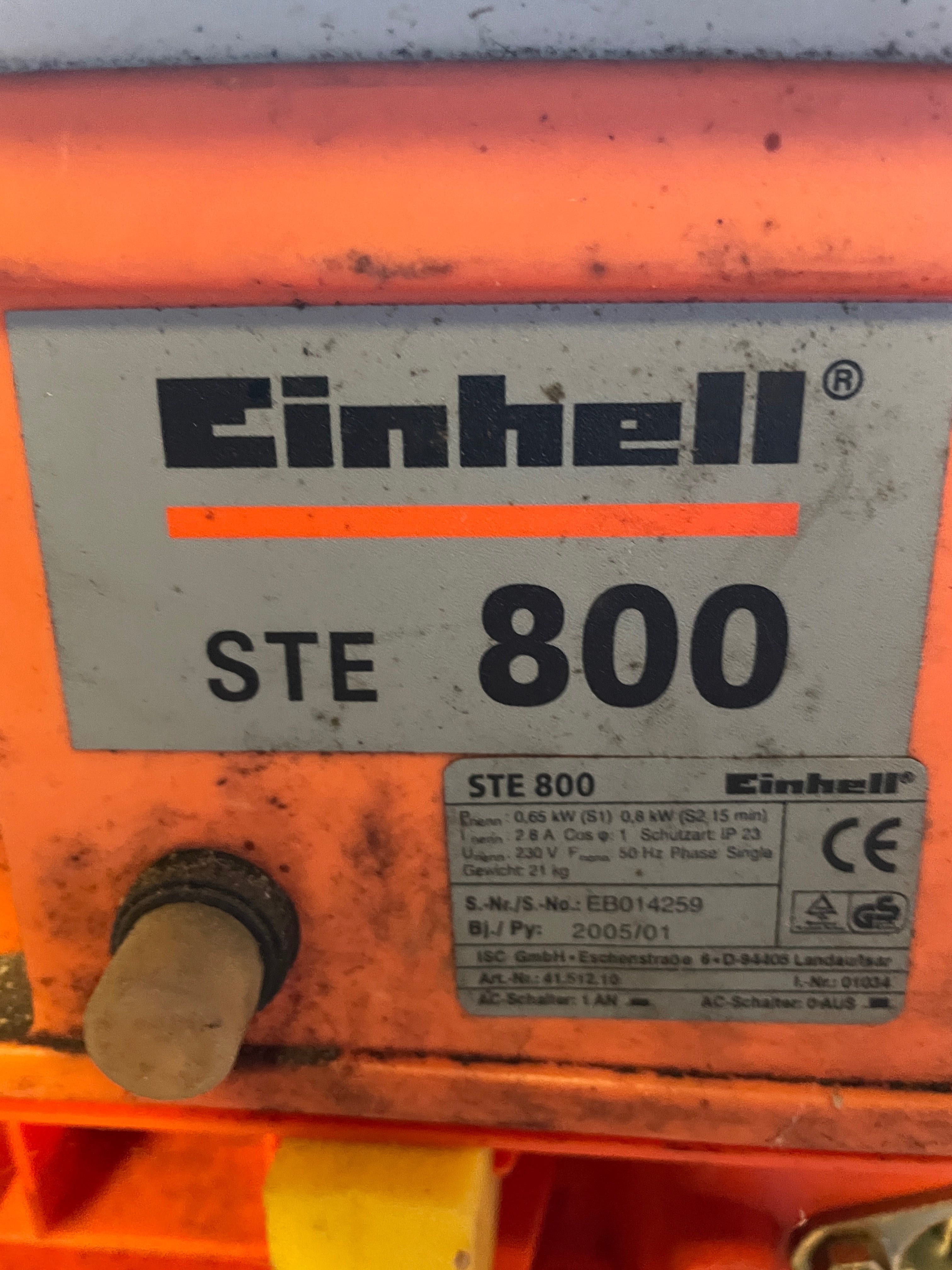 Generator einhell ste 800