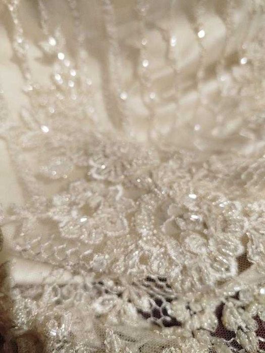 Роскошное короткое свадебное платье