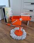 Smart mop plus zestaw mop obrotowy 360' składane wiadro