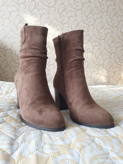 Полусапожки! (Замшевые) - Идеальные! 38р-р!