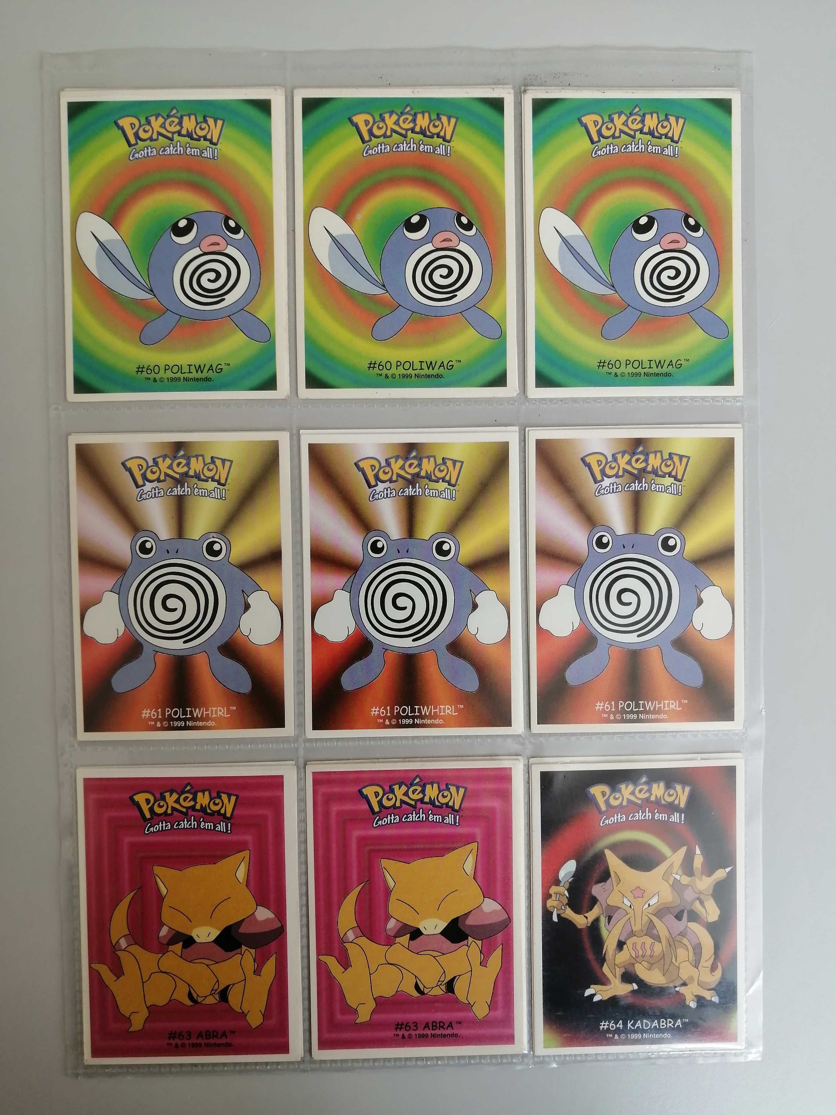 Cartas Pokemon das pastilhas Dunkin Boomer