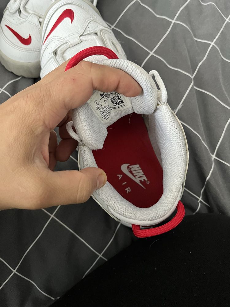 Nike Air More Uptempo '96 white & red