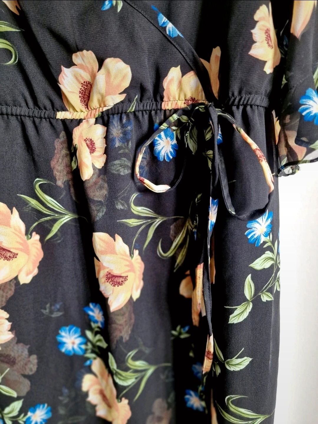 Sukienka w kwiaty floral roz. 46, New Look, maternity, plus size