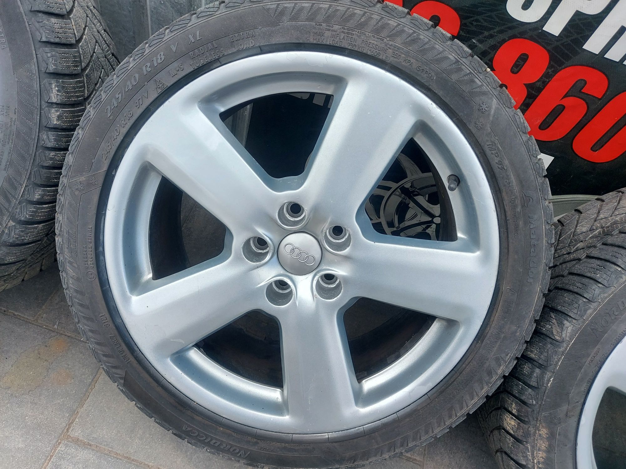 Alufelgi 18" 5x112 Audi A6 C6 Opony 245/40r18