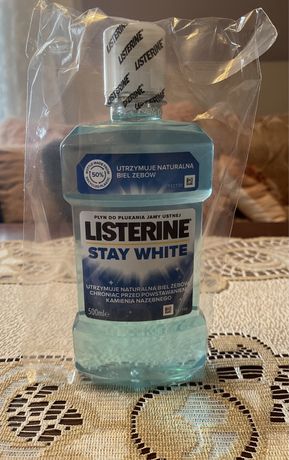 Listerine stay white - płyn do płukania jamy ustnej 500ml - PROMOCJA