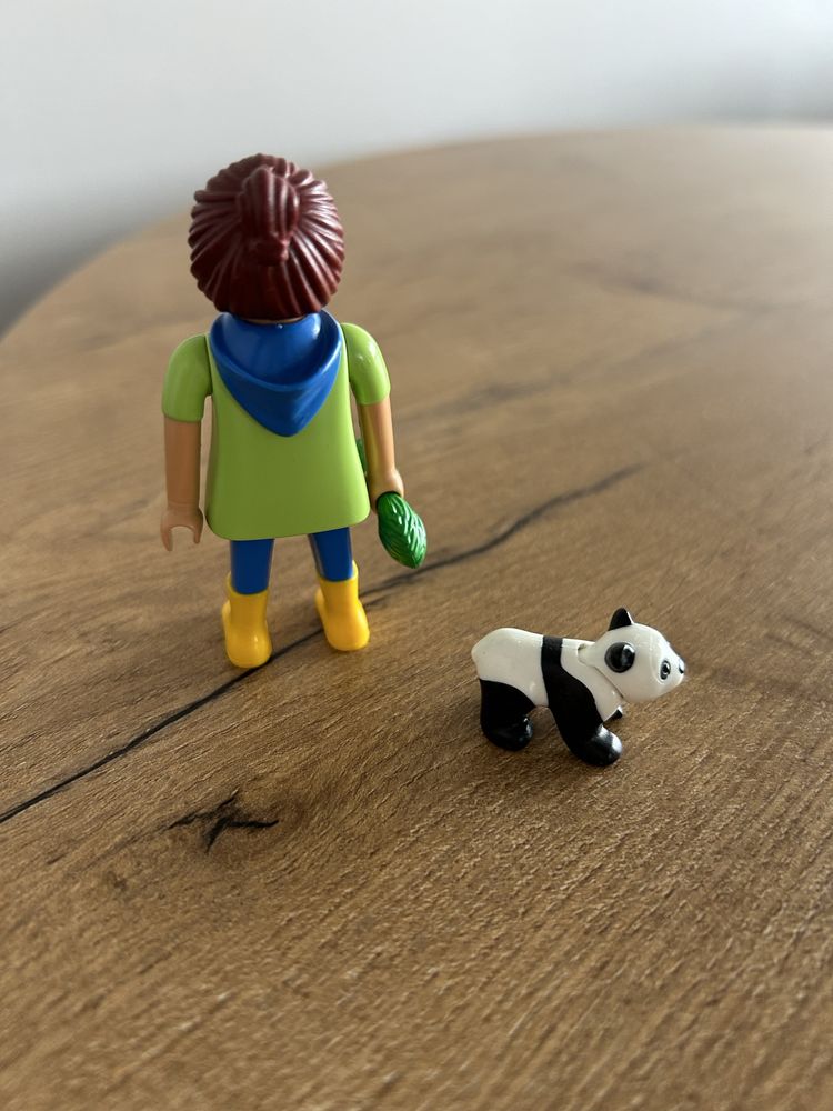 Playmobil miś panda opiekunka zoo