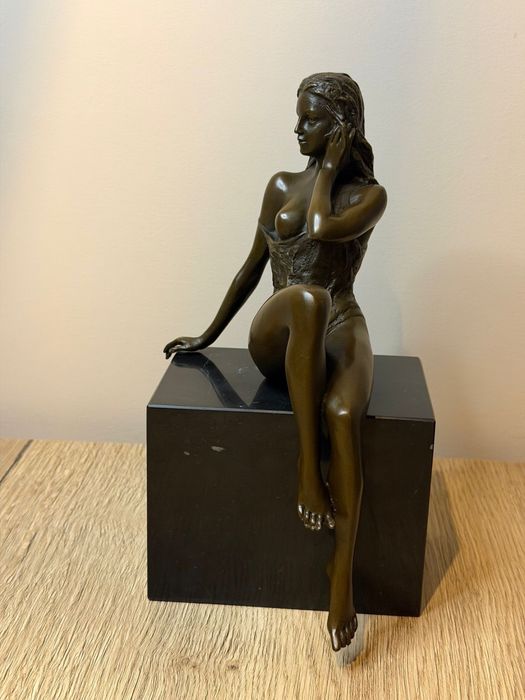 Фигура Скульптура Эротика Бронза Подпись