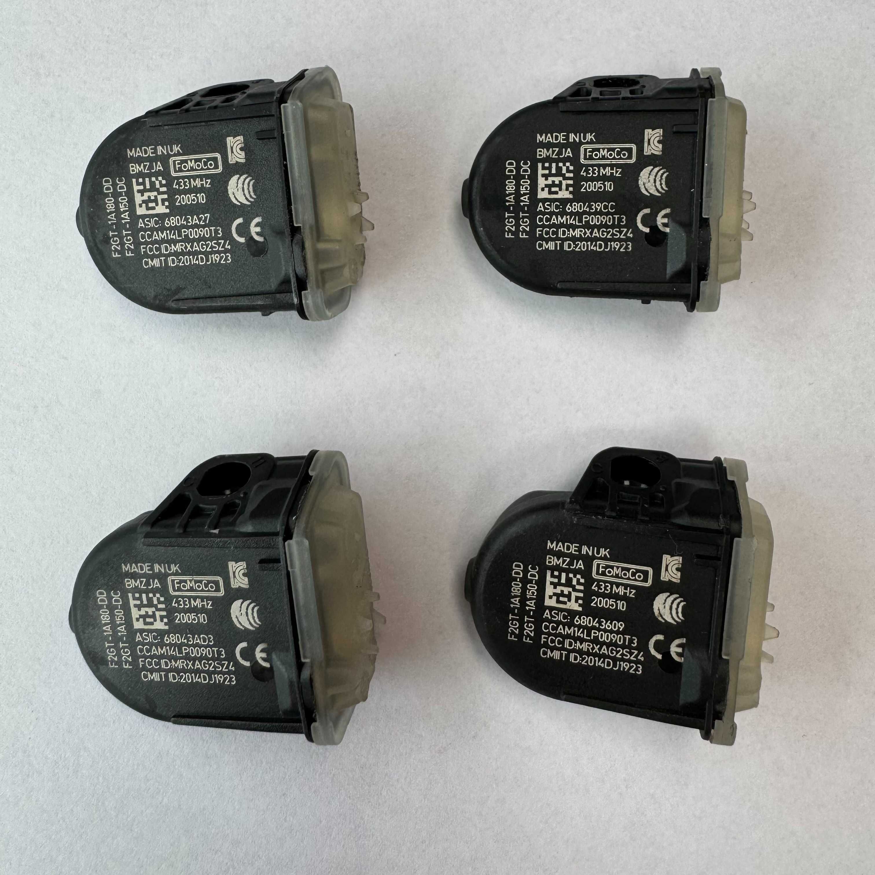 4x Czujniki ciśnienia TPMS FORD F2GT-1A180-DD / F2GT-1A150-DC - NOWE