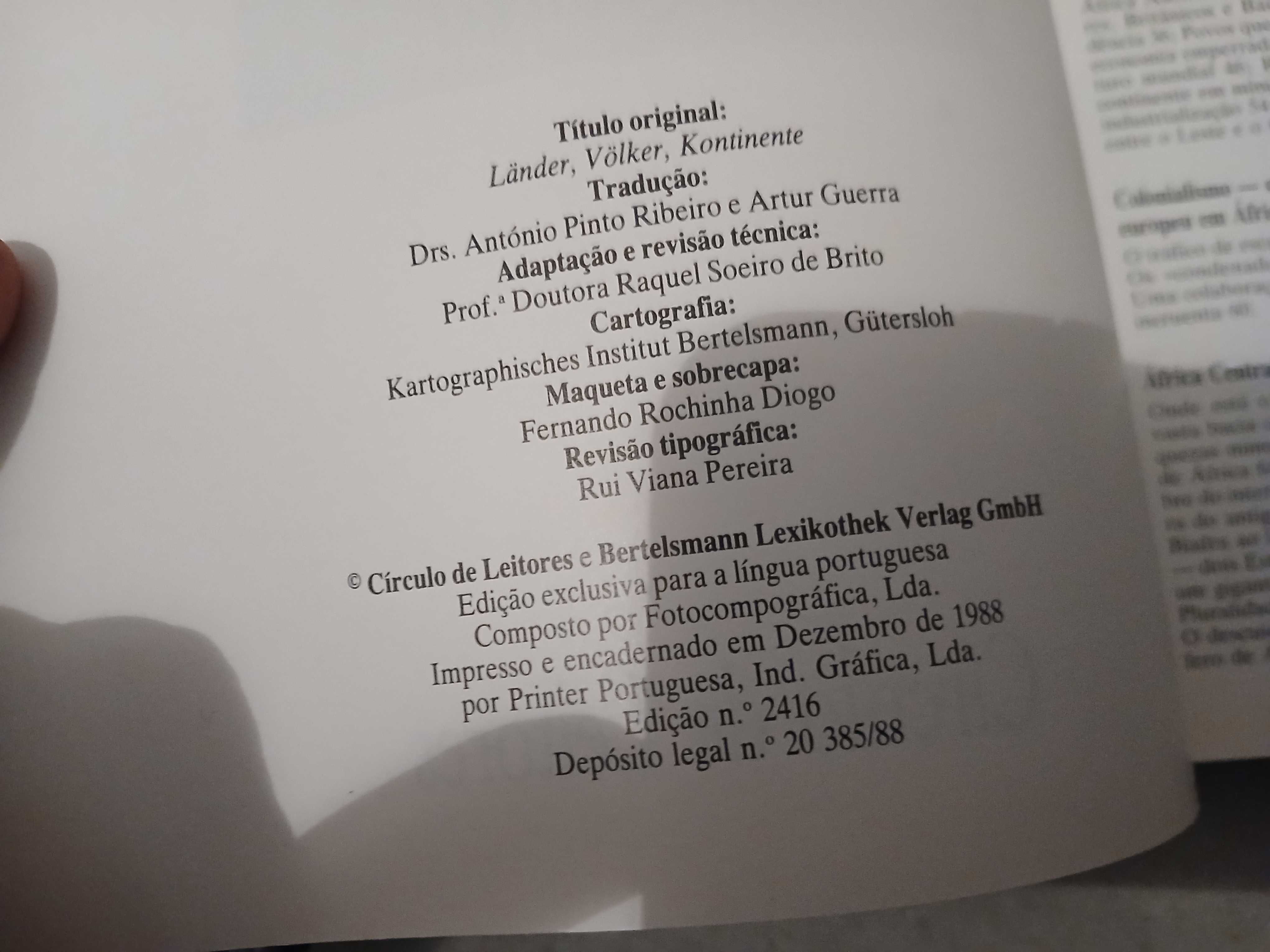 Países, Povos e Continentes, 4 vol.