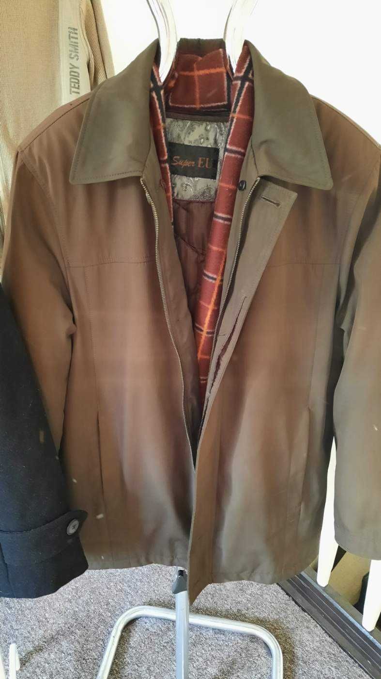 Zestaw męski L/XL płaszcz kurtka +gratis