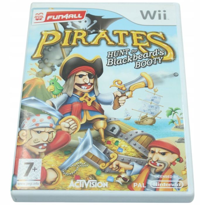 Pirates Hunt For Blackbeard's Booty Nintendo Wii