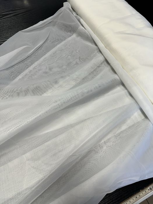 Woal gładki ecri drugi gatunek - WYPRZEDAŻ