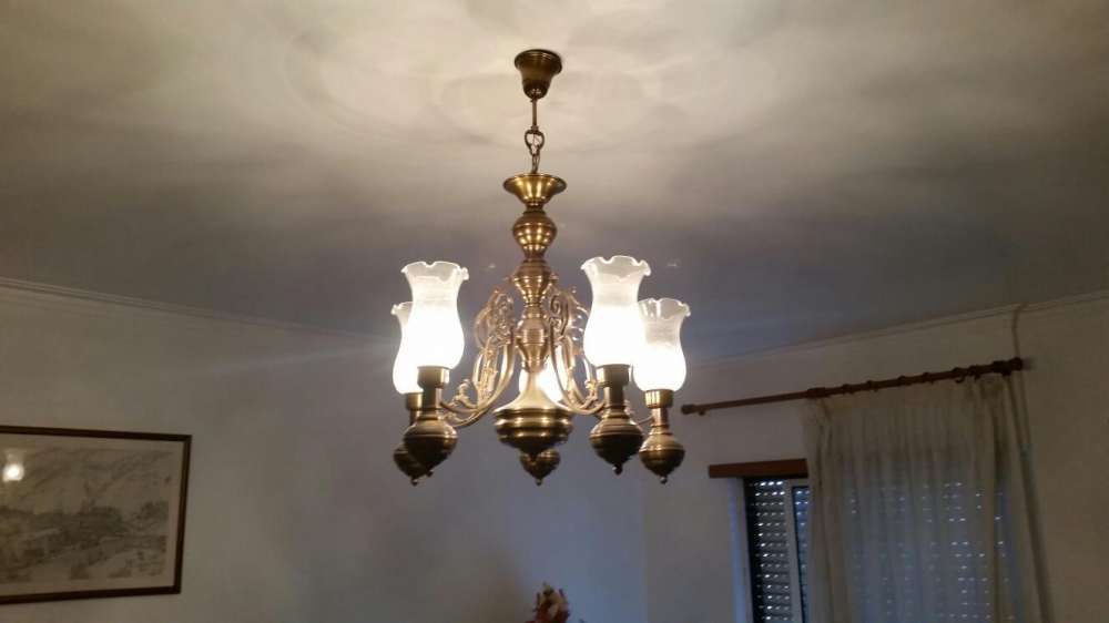 Conjunto Candeeiro Vintage Clássico