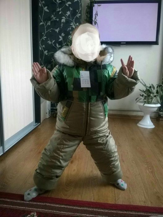Комбинезон, костюм зимний для мальчика от 4 до 6 лет