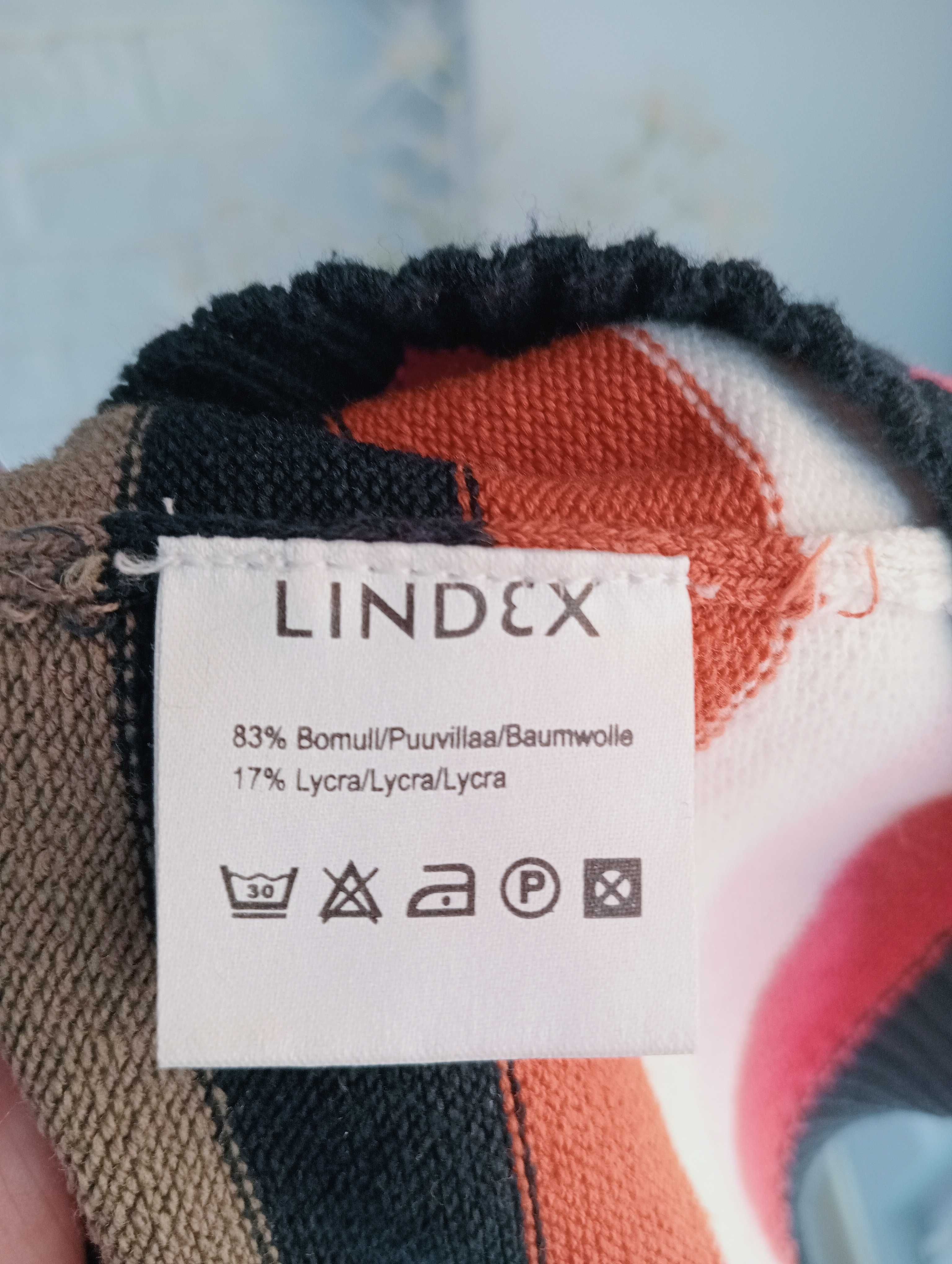 Bawełniany sweter damski w paski kolorowy 40-42/M-L Lindex