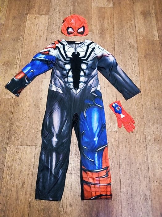 Костюм, Спайдермен, Человек паук, Веном, интерактивная перчатка,7-8лет