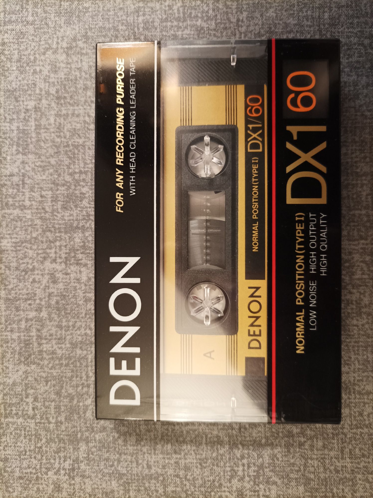 Kaseta DENON DX 1 60 GOLD, Made in Japan