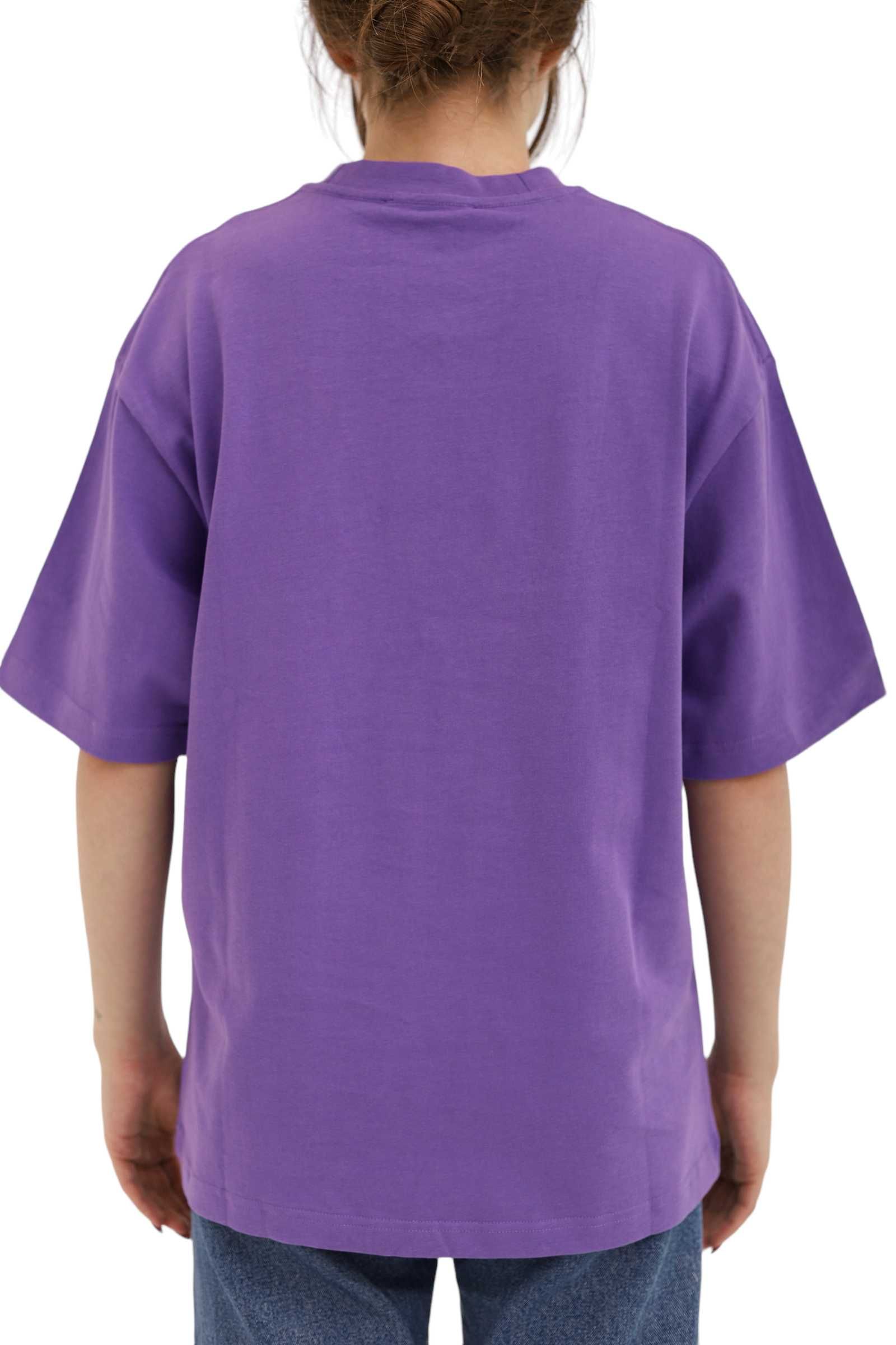 Футболка Acne Studios Inflatable Patch T-Shirt Iris Purple