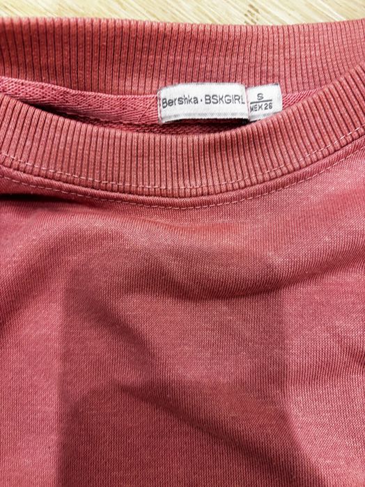 Bershka bluza S pudrowy róż