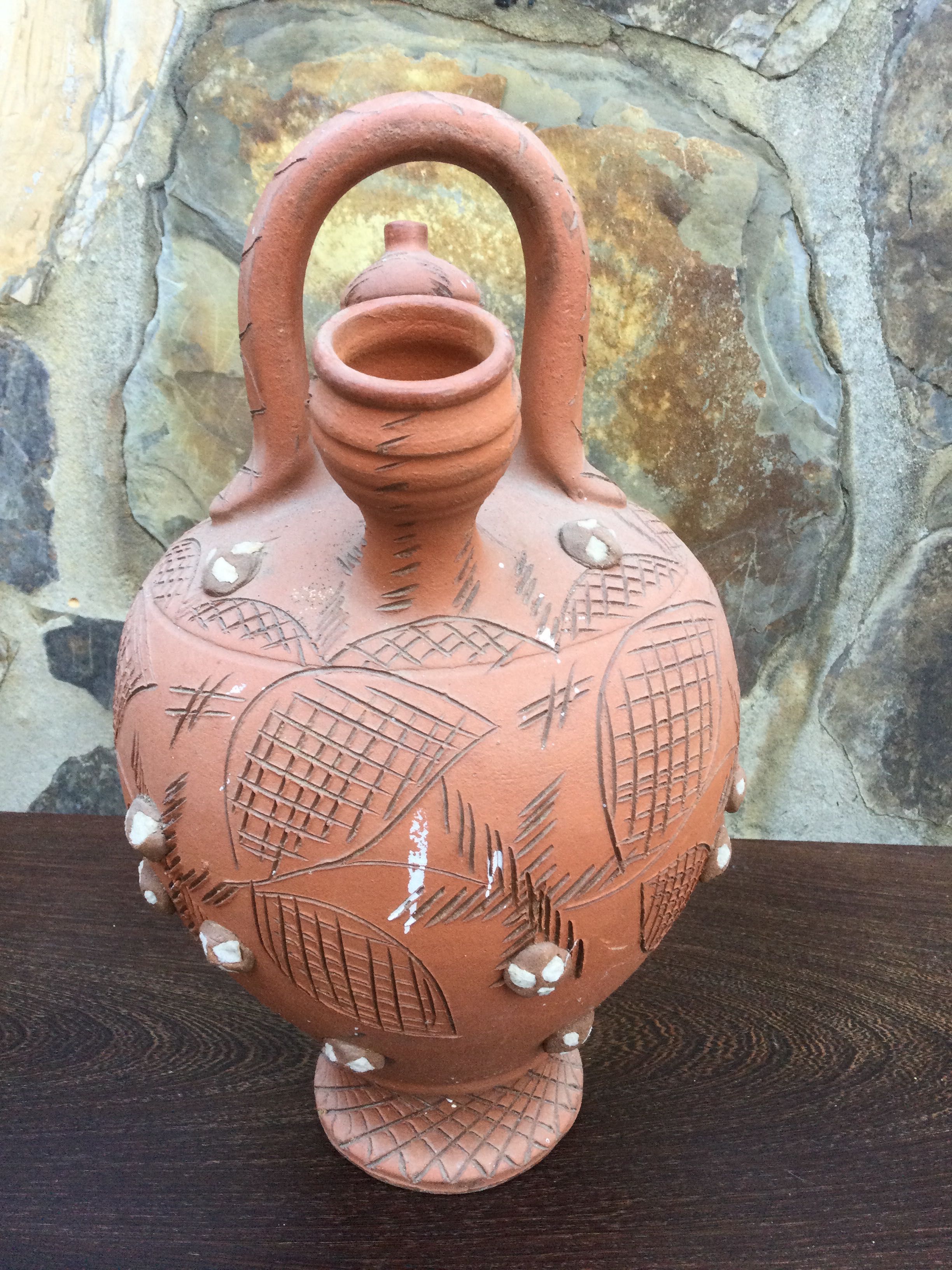 Moringue centenário barro Alentejo Évora Marcado 33 cm