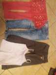bluzy sweter legginsy spodnie 104