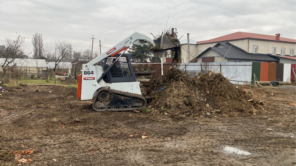 Послуги міні навантажувач бобкат, бобкет, Bobcat