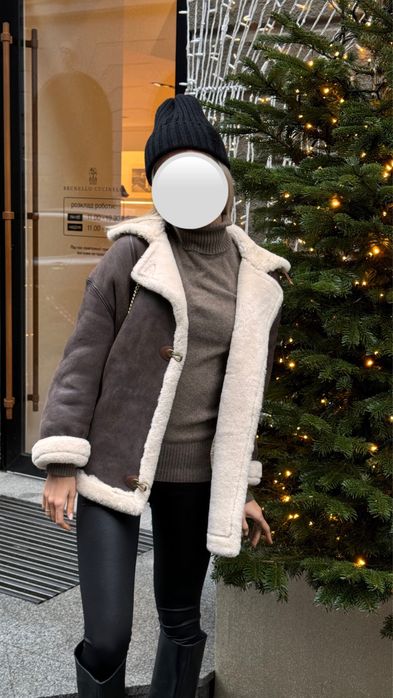 Коричнева дублянка натуральна