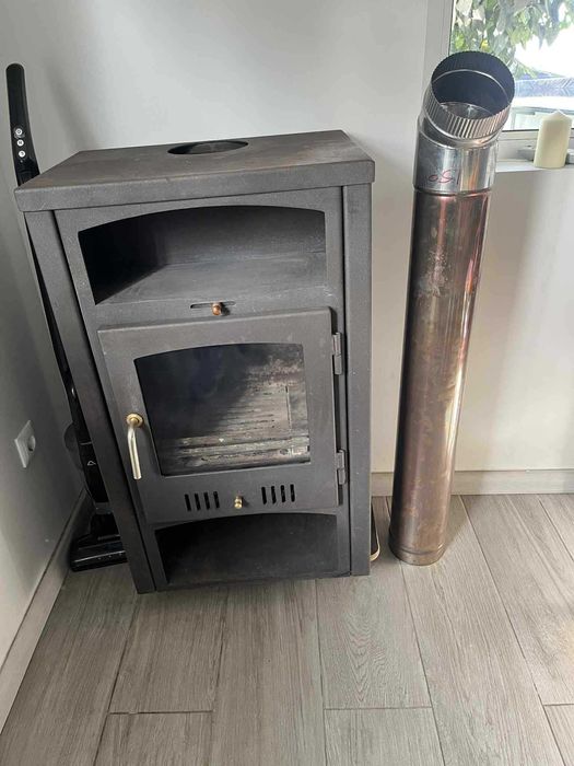 Salamandra a Lenha com Tubos de INOX