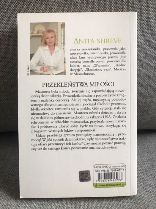 Anita Shreve - Przekleństwa miłości