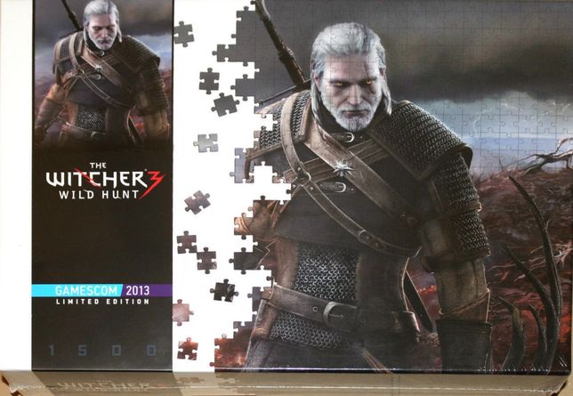 Puzzle Wiedźmin 3 Dziki Gon Witcher III - Geralt Limited Gamescom 2013