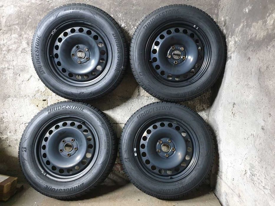 Felgi stalowe VW Skoda Seat Audi R17 5x112 opony zima 215/65R17 7,6mm