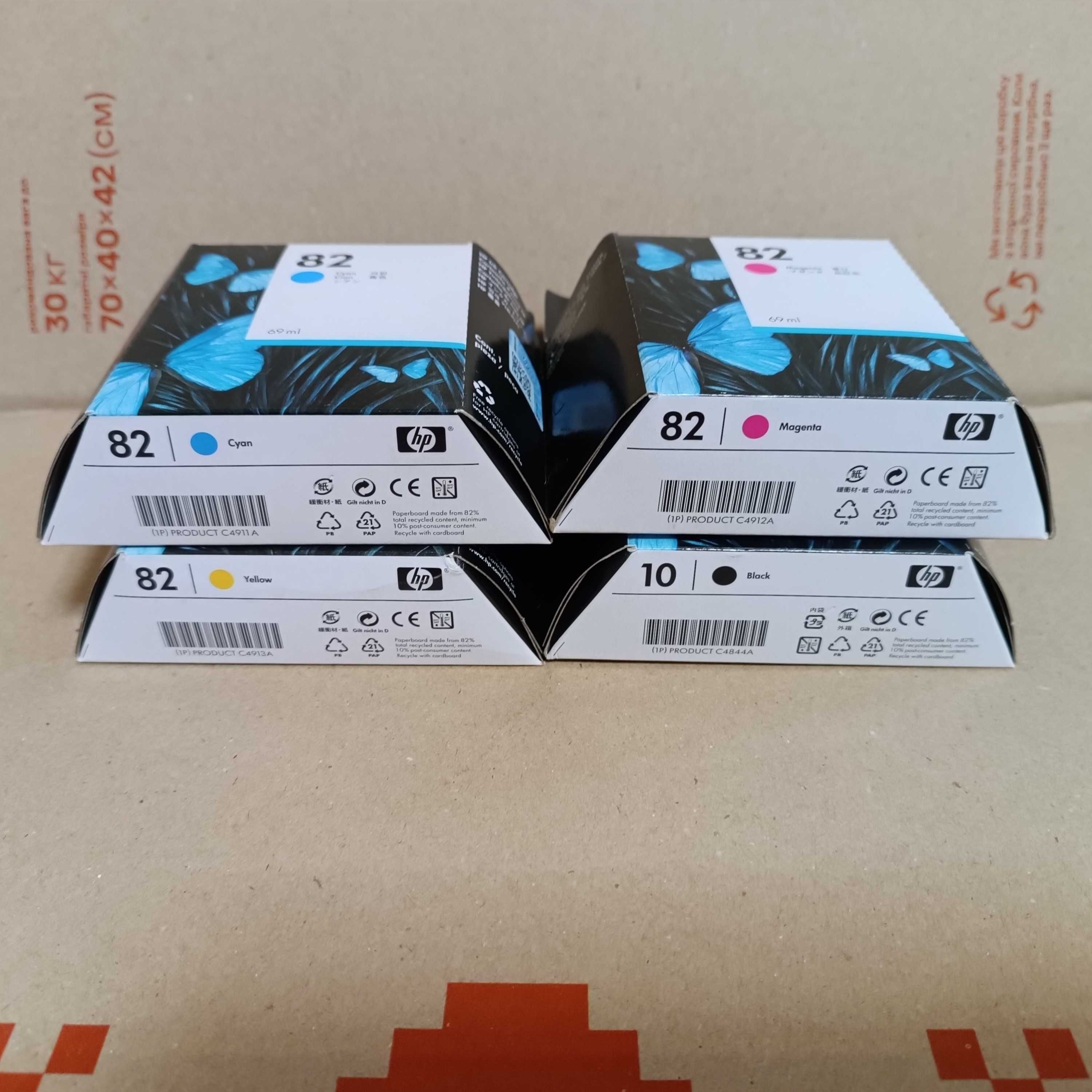 Картридж оригінальний HP 82 C4911A , C4912A , C4913A
