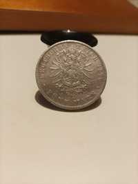5 marek srebro 1876 E