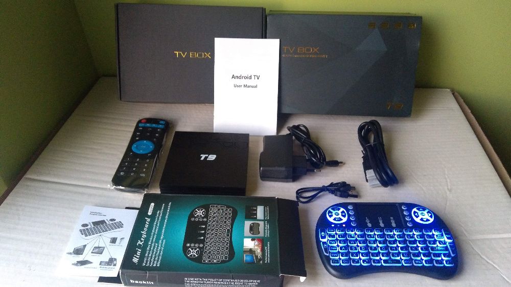 Nowy SMART TV Box 4GB 64G Internet w Telewizorze+KLAWIATURA i8 wi-fi