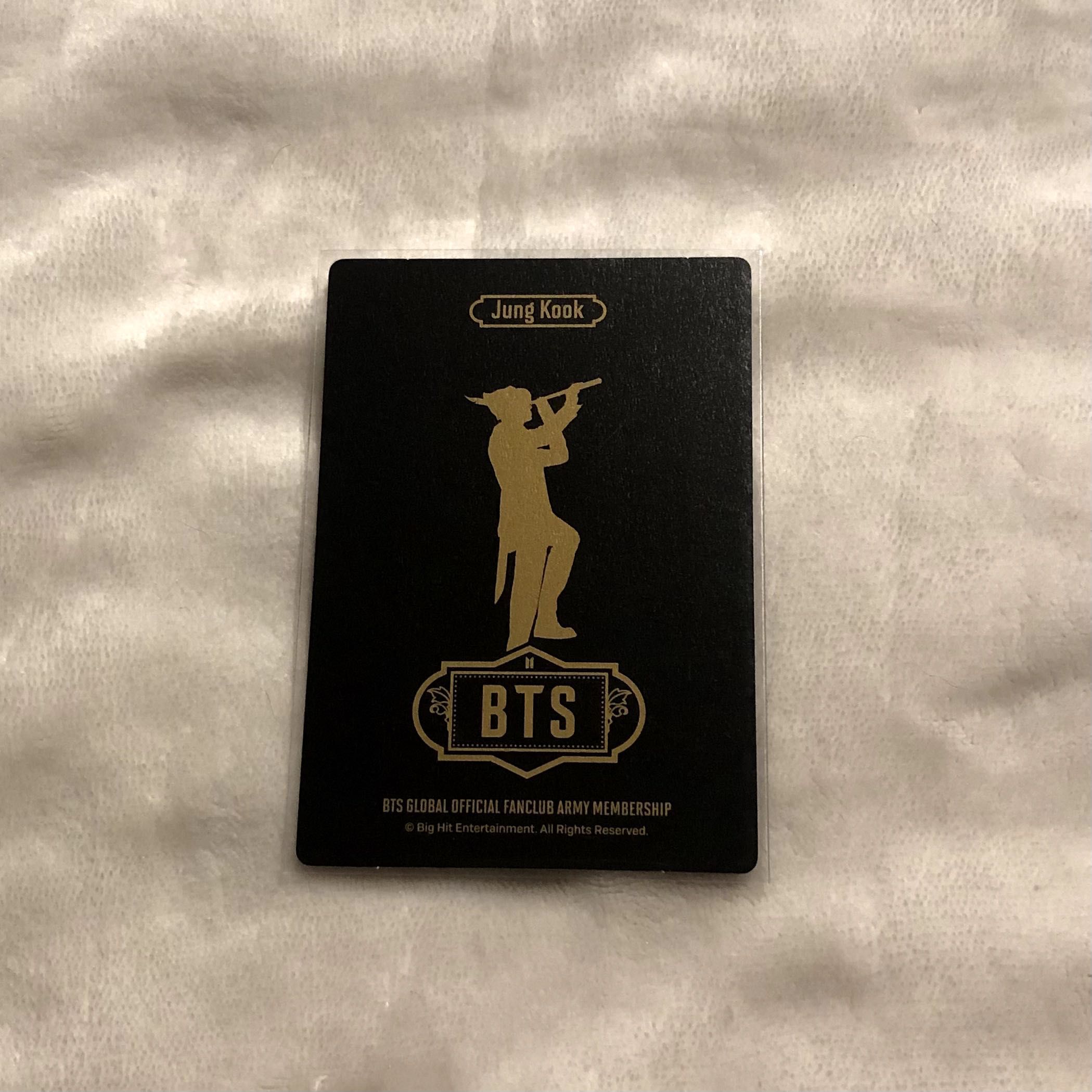 Karta Jungkook ARMY 7th Membership Kit 2020